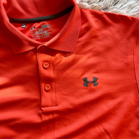 Under Armour Burnt Orange Polo - Picture 3 of 5